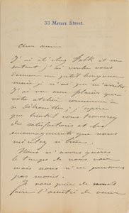 Lot #475 Frederic-Auguste Bartholdi - Image 1