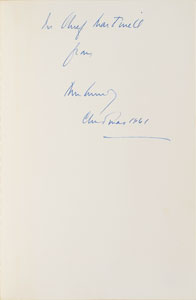 Lot #28 John F. Kennedy Signed Inaugural Address