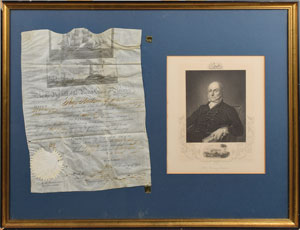 Lot #141 John Quincy Adams and Henry Clay