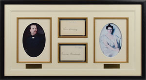 Lot #166 Grover and Francis Cleveland - Image 1