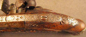 Lot #383 Pair of European Flintlock Muff Pistols - Image 20