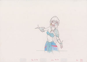 Lot #512 Princess Kida Production Drawing from Atlantis: The Lost Empire - Image 1