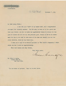 Lot #248 Andrew Carnegie - Image 1