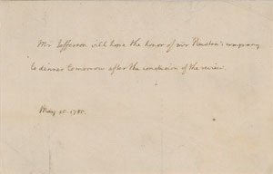 Lot #134 Thomas Jefferson - Image 1
