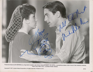 Lot #748 Robert De Niro and Liza Minnelli