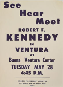 Lot #92 Robert F. Kennedy Program and Broadside - Image 2