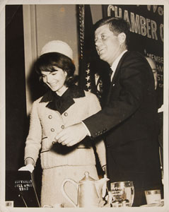 Lot #36 John and Jacqueline Kennedy Photos - Image 1