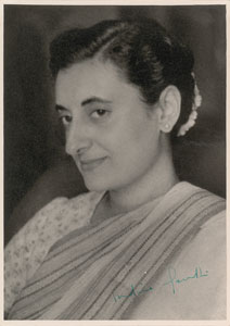 Lot #328 Indira Gandhi - Image 1