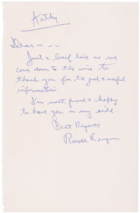 Lot #198 Ronald Reagan - Image 1