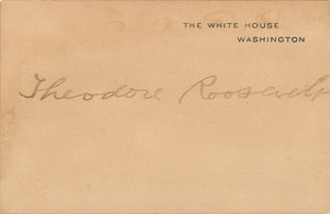 Lot #172 Theodore and Edith Roosevelt - Image 1