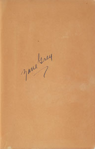 Lot #574 Zane Grey - Image 1