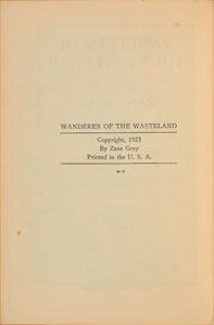 Lot #574 Zane Grey - Image 3