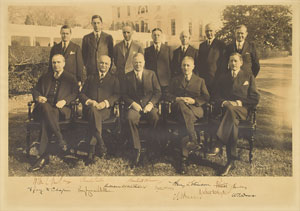 Lot #186 Herbert Hoover and Cabinet - Image 1