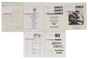 Lot #2412  Ramones Collection of Tour Documents - Image 3