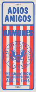Lot #2409  Ramones Collection of (4) Items - Image 1