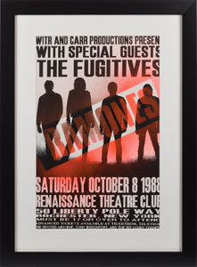 Lot #2400  Ramones and The Fugitives Concert Poster - Image 1