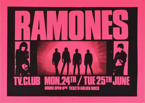 Lot #2415  Ramones Ireland Poster