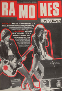 Lot #2423  Ramones Valencia Spain Poster
