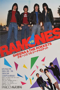 Lot #2416  Ramones Japan Poster