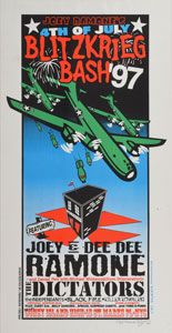 Lot #2375 Joey Ramone '4th of July Blitzkrieg Bash' Poster - Image 1