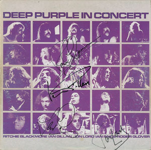 Lot #678  Deep Purple Signed Album - Image 1