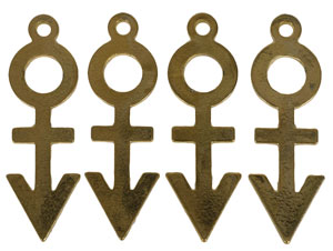 Lot #2480  Prince Set of (4) Symbol Charms Made For Him - Image 2