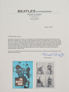 Lot #2005  Beatles 1963 Signed Program - Image 3