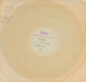 Lot #2290 The Kinks 1973 'Preservation' Acetate - Image 1