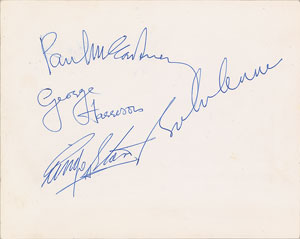 Lot #2010  Beatles Signed 1964 Promo Photograph - Image 1