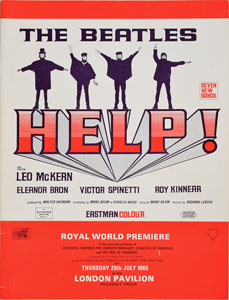 Lot #2024  Beatles Help! Program - Image 1