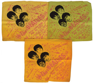 Lot #2035  Beatles Collection of Hats and Handkerchiefs - Image 2