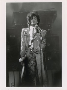 Lot #2464  Prince 1984 Purple Rain Tour Original Vintage Photograph - Image 1