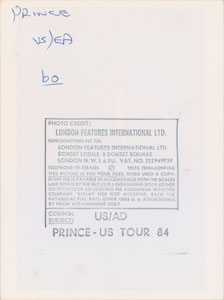 Lot #2464  Prince 1984 Purple Rain Tour Original Vintage Photograph - Image 2