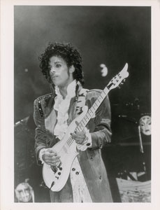 Lot #2465  Prince 1984 Purple Rain Tour Original Vintage Photograph - Image 1