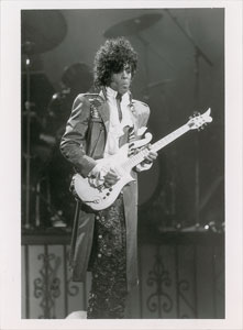 Lot #2466  Prince 1984 Purple Rain Tour Original Vintage Photograph - Image 1