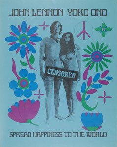 Lot #2053 John Lennon Pair of Posters - Image 1