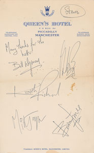 Lot #2120  Rolling Stones Signatures
