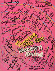 Lot #2178 Michael Jackson and Motown Legends Signed Program - Image 1