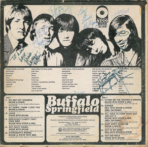 Lot #2217  Buffalo Springfield Signed Album