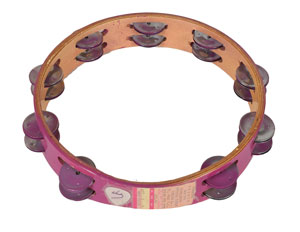 Lot #2474  Prince Concert-Used Purple Tambourine