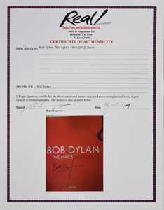 Lot #2093 Bob Dylan Signed Book - Image 3