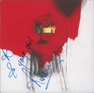 Lot #2498  Rihanna Pair of Signed Albums - Image 1