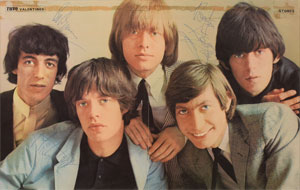 Lot #2123  Rolling Stones Signed Magazine Photo - Image 1