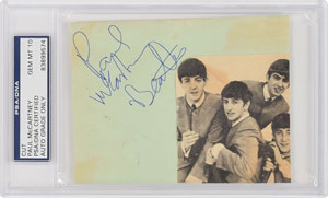 Lot #2057 Paul McCartney Signature