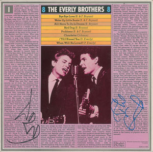 Lot #759  Everly Brothers 
