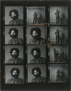 Lot #2135 Jerry Garcia Photographic Contact Sheet - Image 1