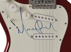 Lot #2183 Michael Jackson Signed Guitar - Image 2