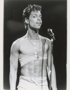 Lot #2472  Prince 1986 Wire Photograph - Image 1