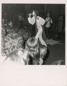 Lot #2107 Mick Jagger and Mick Taylor Oversized Original Photograph - Image 1
