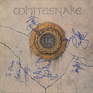 Lot #2457  Whitesnake Signed Album - Image 1